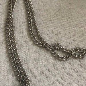 70s Ceramic Flower Pendant Necklace Unique Vintage